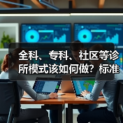 全科、专科、社区等诊所模式该如何做?标准化商业化及成本运营路径探索 全科、专科、社区等诊所模式该如何做?标准化商业化及成本运营路径探索