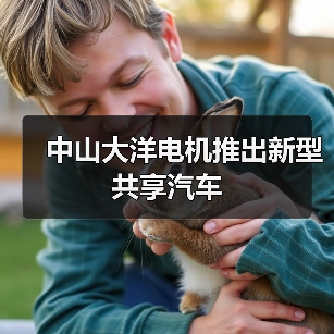 中山大洋电机推出新型共享汽车