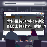 骨科巨头Stryker拟收购波士顿科学,估值1100亿美元医疗设备巨头诞生! 骨科巨头Stryker拟收购波士顿科学,估值1100亿美元医疗设备巨头诞生!