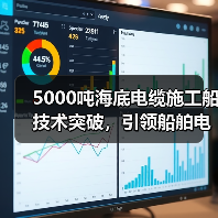 5000吨海底电缆施工船技术突破，引领船舶电缆新发展