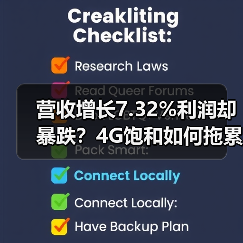营收增长7.32%利润却暴跌？4G饱和如何拖累企业？