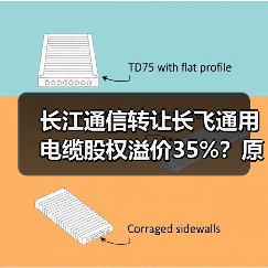 长江通信转让长飞通用电缆股权溢价35%？原有股东或接盘引热议