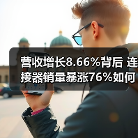 营收增长8.66%背后 连接器销量暴涨76%如何引领行业? 营收增长8.66%背后 连接器销量暴涨76%如何引领行业?