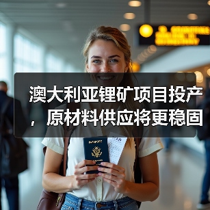澳大利亚锂矿项目投产,原材料供应将更稳固 澳大利亚锂矿项目投产,原材料供应将更稳固