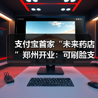 支付宝首家“未来药店”郑州开业:可刷脸支付 支付宝首家“未来药店”郑州开业:可刷脸支付